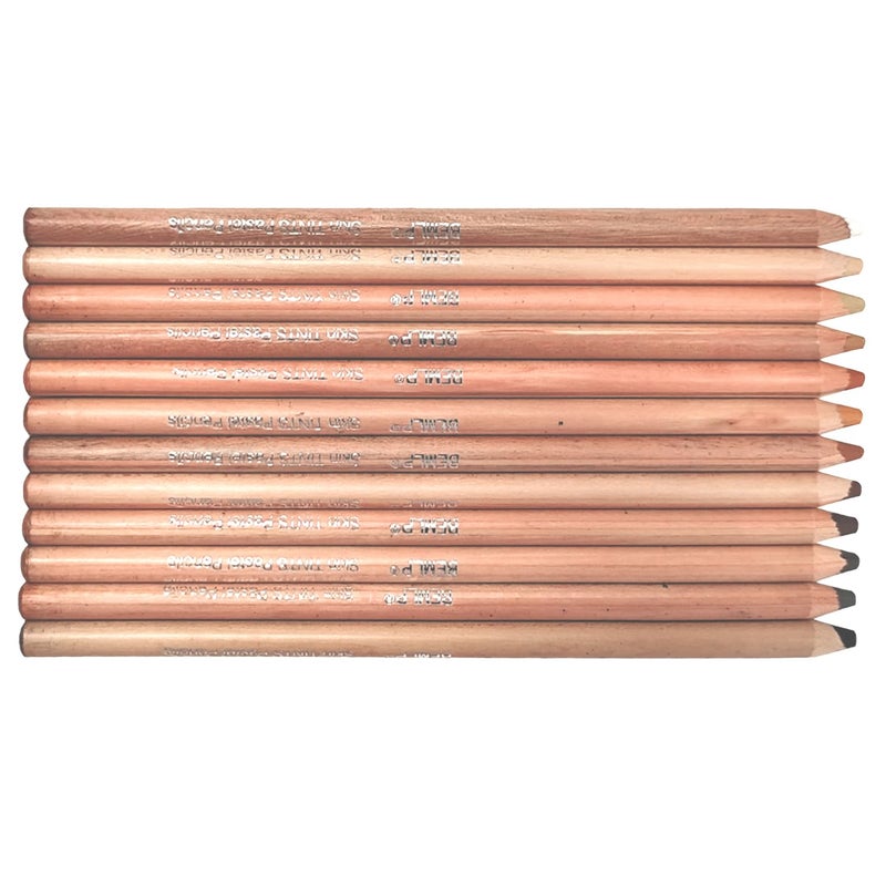 BEMLP 12 Professional Soft Pastel Pencils Wood Skin Tints Pastel Colored Pencils For Drawing School Lapices De Colores Stationery - Image 4